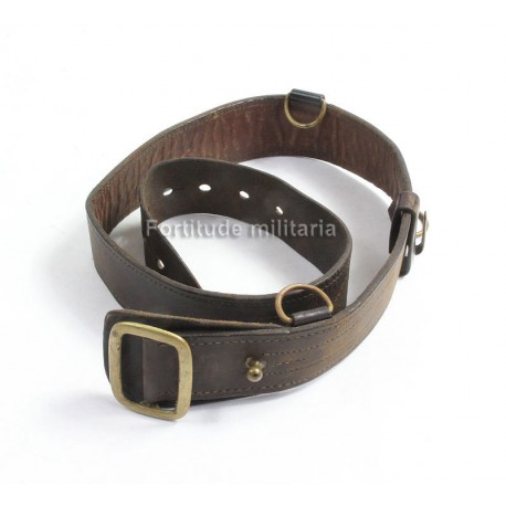 French officer's leather belt