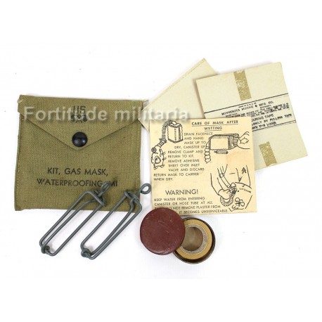 US gas mask waterproofing kit