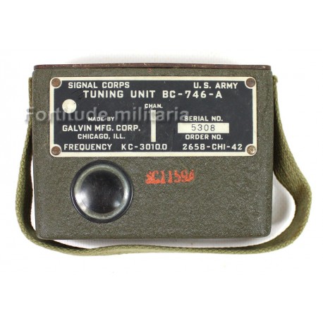 Boitier "tuning units" BC 746 B du Signal Corps