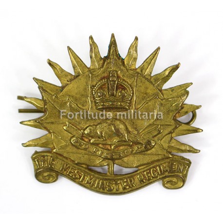 Cap Badge canadien the west muster regiment