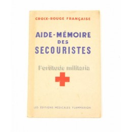 Livre pour secouristes Français "Croix Rouge"