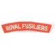 Title imprimé "Royal Fusiliers"