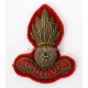 Superbe insigne brodé cannetille Royal Artillery