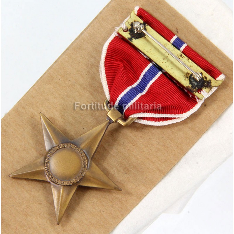 Médaille Bronze Star, 1944, Marquages boite