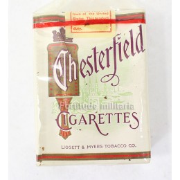 Rare paquet de cigarettes  US avec son étiquette  military forces
