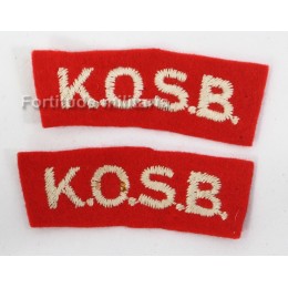 british army titles "KOSB"