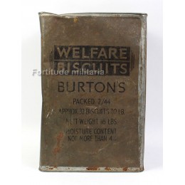 British army "Welfare Biscuits" ration box