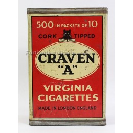 "Craven A" cigarettes box