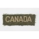 Title brodé "Canada"