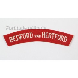 Bedford and Hertford