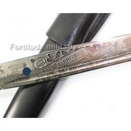 Army etched trees bayonet