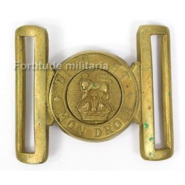 British brass belt buckle