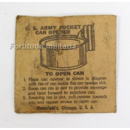 US ARMY pocket can opener