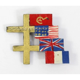 French patriotic badge