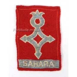 French "sahara" cloth badge