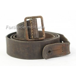 French rifle leather strap