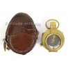 British Officers Compass in leather Pouch