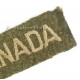 Title brodé "CANADA"