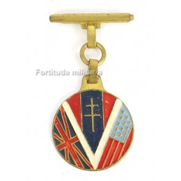 French patriotic badge