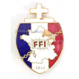 French patriotic badge