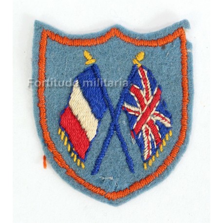 French patriotic badge