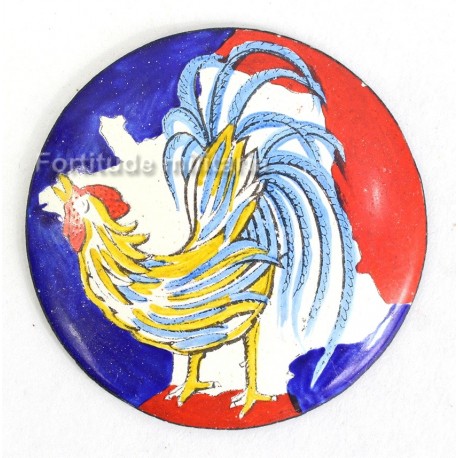 French patriotic badge