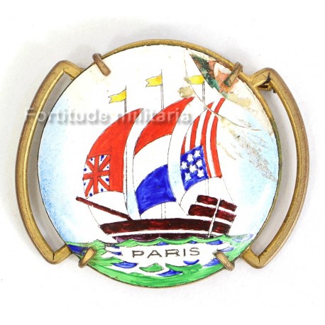 French patriotic badge