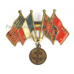 French patriotic badge