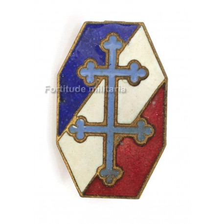 French patriotic badge