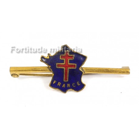 French patriotic badge