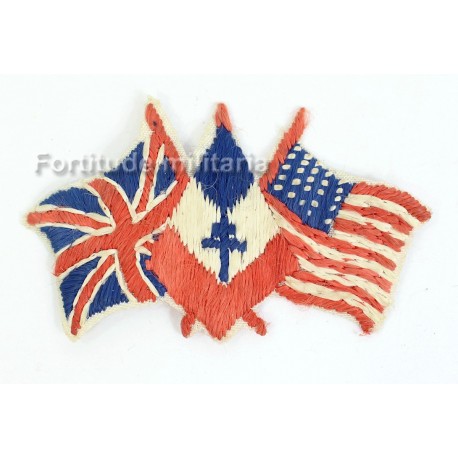 French patriotic badge