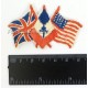 French patriotic badge