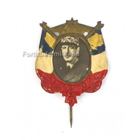 French patriotic badge