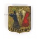 French patriotic badge