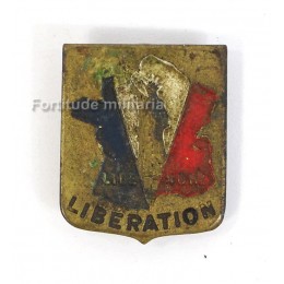 French patriotic badge