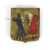 French patriotic badge