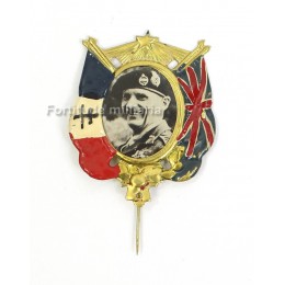 French patriotic badge