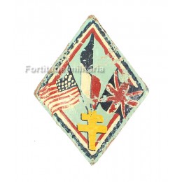 French patriotic badge