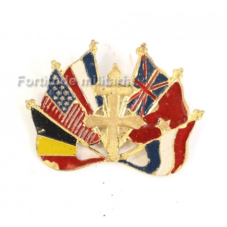 French patriotic badge