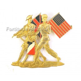 French patriotic badge