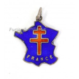 French patriotic badge