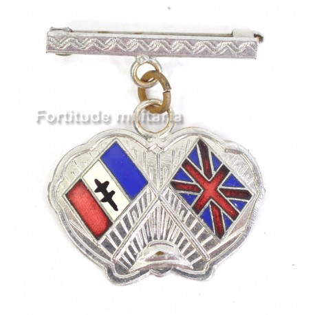 French patriotic badge