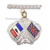 French patriotic badge