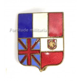 French patriotic badge