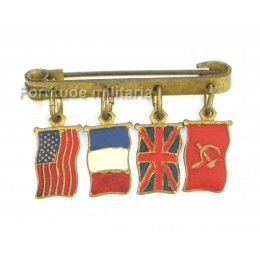 French patriotic badge