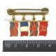 French patriotic badge