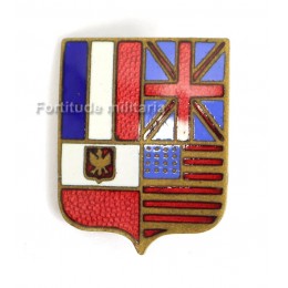 French patriotic badge