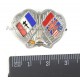 French patriotic badge