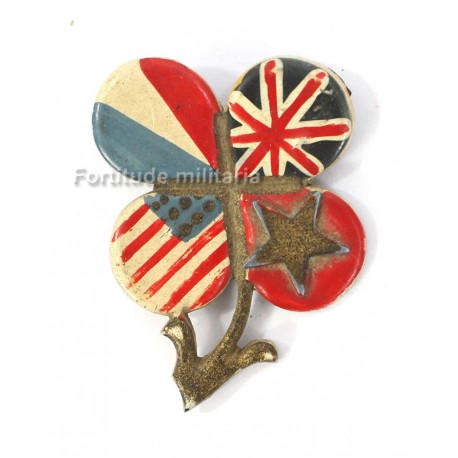 French patriotic badge