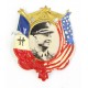 French patriotic badge